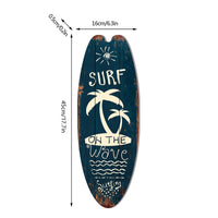 Wood Surfboard Sign