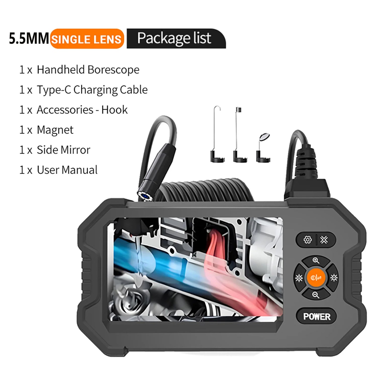 LCD Endoscope Camera