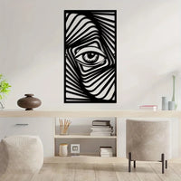 Abstract Eye Metal Wall Art