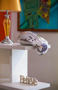 Melted Disco Ball Sculpture