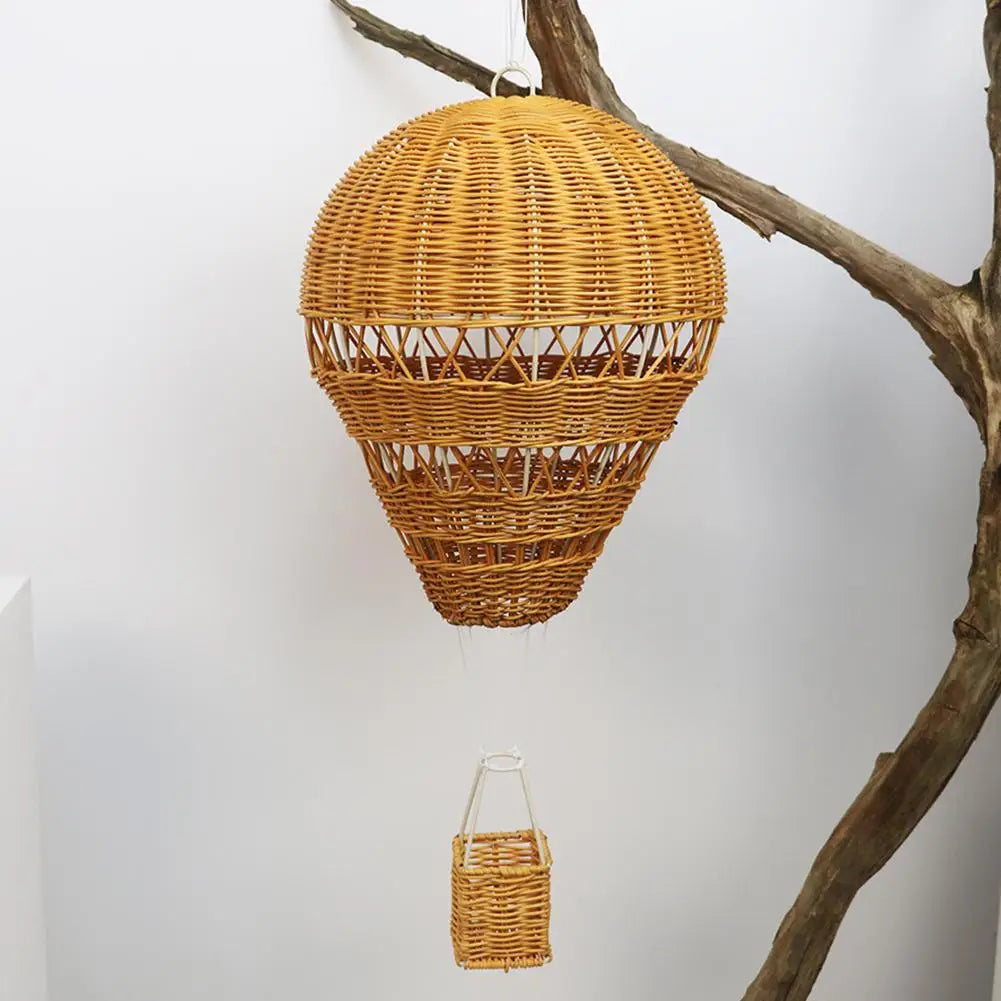 Rattan Hot Air Balloon Decor