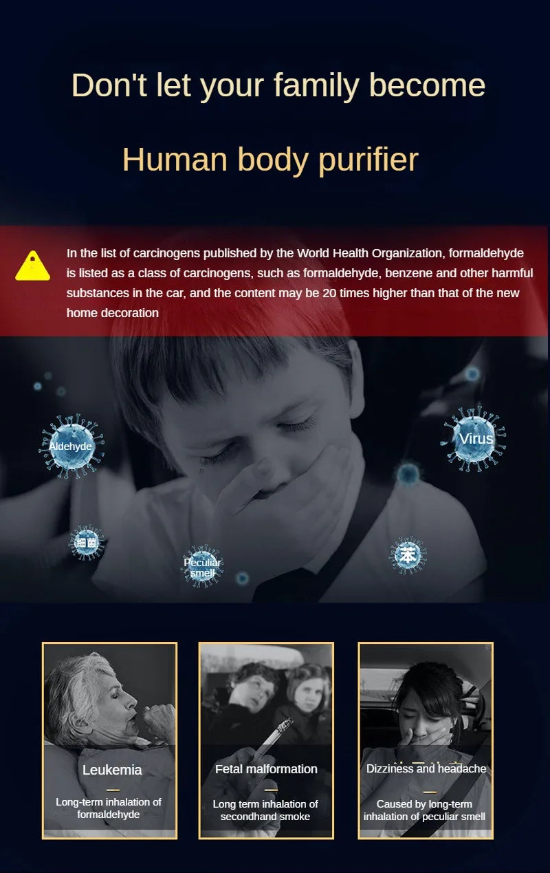 Solar Car Air Purifier