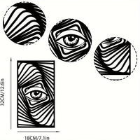Abstract Eye Metal Wall Art