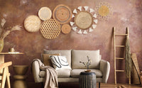 7-Piece Boho Rattan Wall Decor Set: