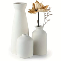 Set of 3 Ceramic Vases