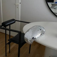 Melted Disco Ball Sculpture