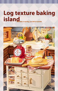 DIY Wooden Baking Hut Puzzle Toy