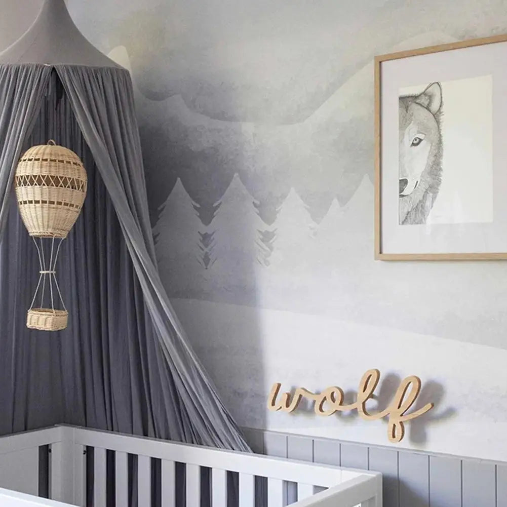 Rattan Hot Air Balloon Decor