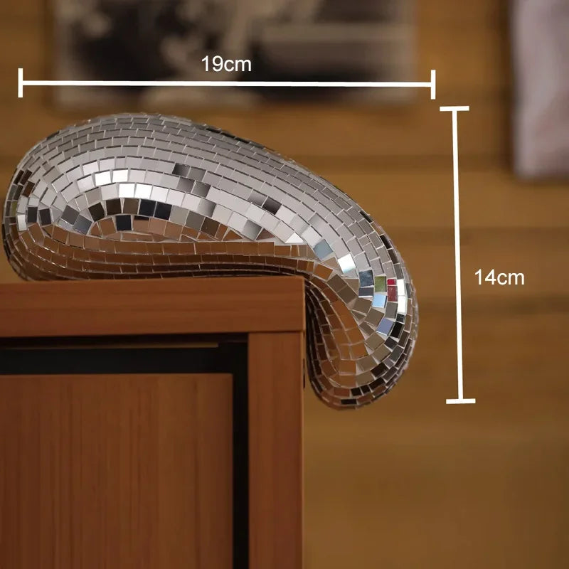 Melted Disco Ball Sculpture