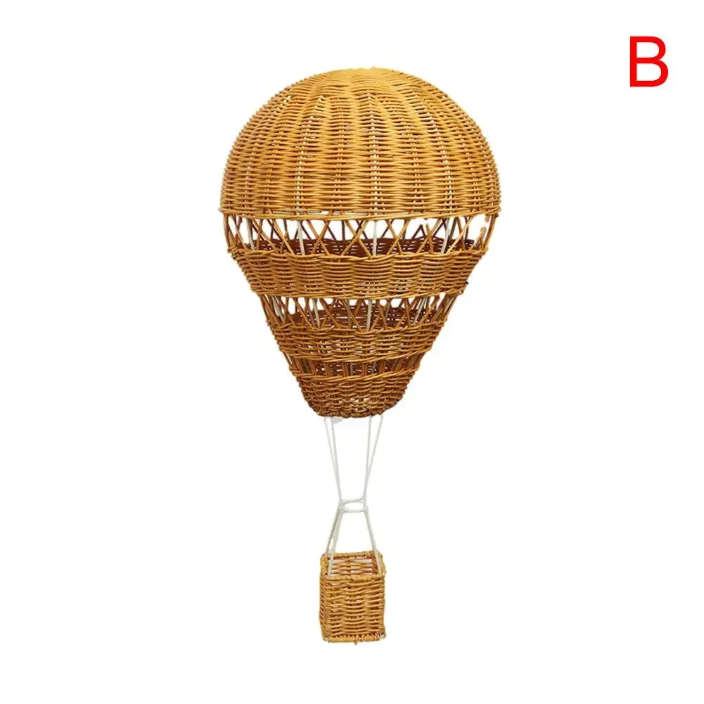 Rattan Hot Air Balloon Decor