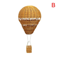 Rattan Hot Air Balloon Decor