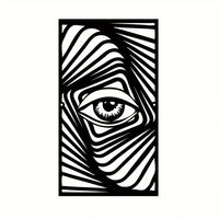 Abstract Eye Metal Wall Art