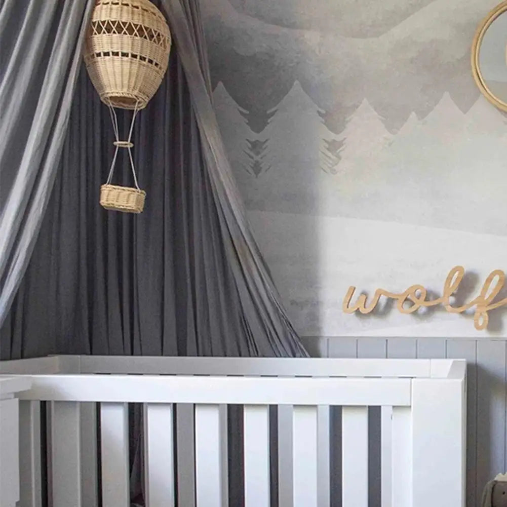 Rattan Hot Air Balloon Decor