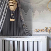 Rattan Hot Air Balloon Decor