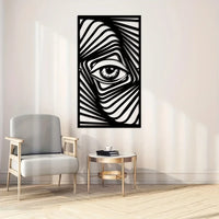 Abstract Eye Metal Wall Art