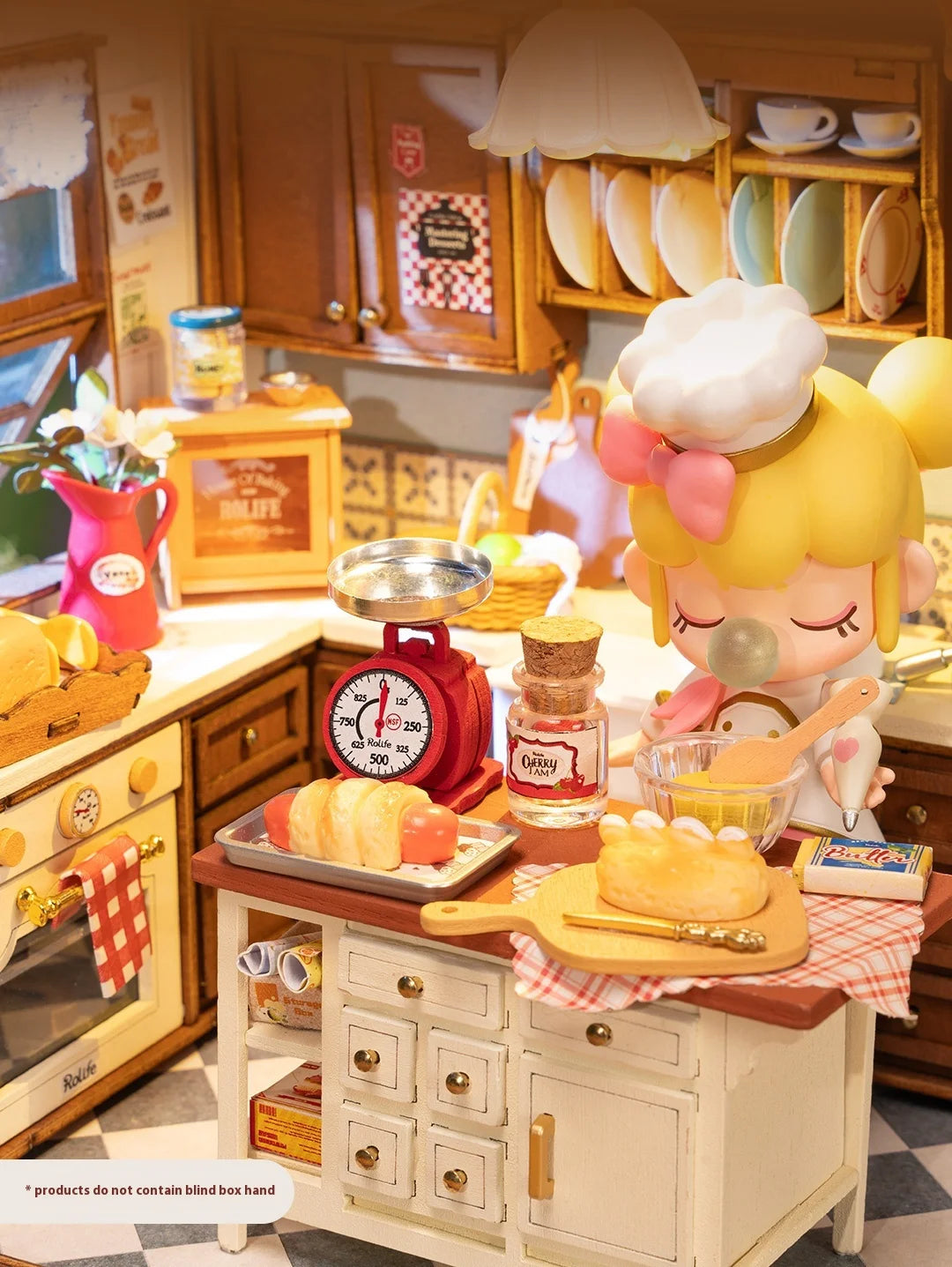 DIY Wooden Baking Hut Puzzle Toy